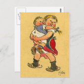 Jungen sind Lichtgewichte - Zille Postkarte (Vorne/Hinten)