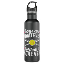 Jungen sind, was immer Softball für immer ist Edelstahlflasche
