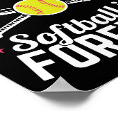 Jungen sind, was immer Softball für immer ist Poster (Ecke)