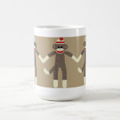 Jungen-Socken-Affefreund-Tasse Kaffeetasse (Mittel)