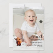 Jungen-Special zum 1. Geburtstag Einladung (Vorderseite)