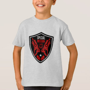 Jungen Spielzeug Dart Gun Kampf T-Shirt