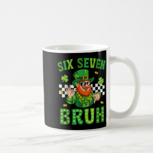 Jungen St. Patricks Day sechs sieben bruh 6 7 Heil Kaffeetasse
