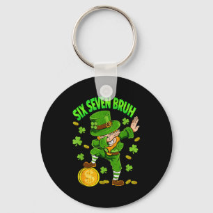 Jungen St. Patricks Day sechs sieben bruh 6 7 Heil Schlüsselanhänger