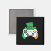 Jungen St. Patricks Day Videospiel-Controller Herr Magnet (Vorderseite/Rückseite)