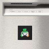 Jungen St. Patricks Day Videospiel-Controller Herr Magnet (In Situ (Geschirrspüler))
