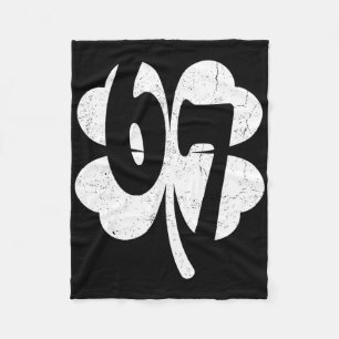 Jungen St Patricks Tag 6 7 Sechs Sieben 67 Kinder  Fleecedecke
