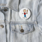 Jungen-Strichmännchen-Taste Button (Beispiel)