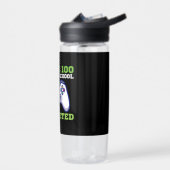 Jungen Stufe 100 Tage Schule abgeschlossen Trinkflasche (Links)