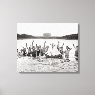 Jungen Swimming, 1926 Leinwanddruck