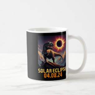 Jungen T Rex Dinosaur Astronauten Gesamtsolarauskä Kaffeetasse