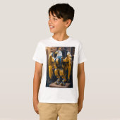 Jungen T-Shirt Roboter Adler (Vorne ganz)