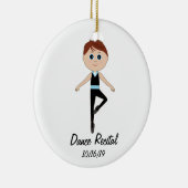 Jungen-Tänzer: Keramik Ornament (Rechts)