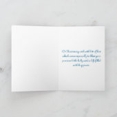 Jungen-Taufschuhe Karte (Innenseite)