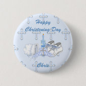 Jungen-Taufwunsch Button (Vorderseite)