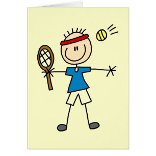 Jungen-Tennis-Spieler-T-Shirts und Geschenke