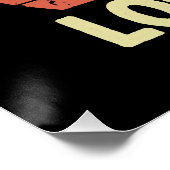 Jungen treiben lange Hänge Poster (Ecke)