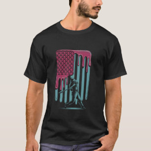 Jungen USA triefend Drip Kinder Baseball Eis Ame T-Shirt