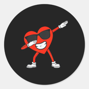 Jungen Valentinstag Shirt Kinder Valentine Kleinki Runder Aufkleber