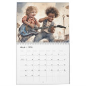 Jungen von Rock and Roll 2026 Kalender 12 Monate (Mär 2026)