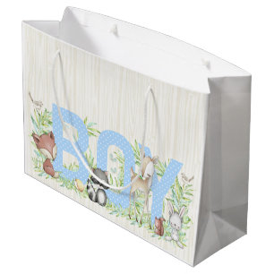 Jungen-Wald-Baby-Party Große Geschenktüte