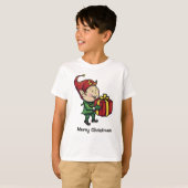 Jungen-Weihnachtself-T - Shirt (Vorne ganz)