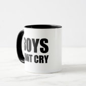 Jungen weinen nicht tasse (Vorderseite Links)