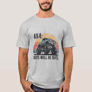 Jungen werden Jungen sein: 4x4 Adventure Truck T-Shirt