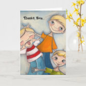 Jungen werden Jungen sein - für die Mama Karte (Gelbe Blume)