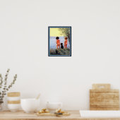 "Jungen werden Jungen sein" Poster (Küche)
