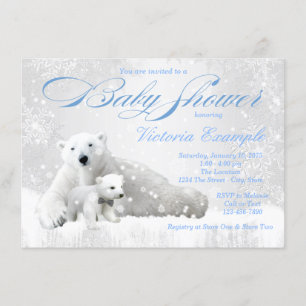 Jungen Winter Wonderland Baby Shower Einladungen