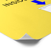 Jungen zielen in die Toilettenspender Poster (Ecke)