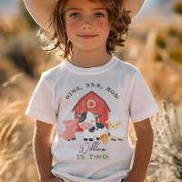 Jungen “Zwei” Bauernhof-Tier-Kindergeburtstag 2. G