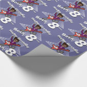 Jungenblau addiert Ihre rockstar Verpackung des Geschenkpapier (Ecke)