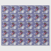 Jungenblau addiert Ihre rockstar Verpackung des Geschenkpapier (Flach)