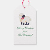 Jungenengel mit Lamm Geschenkanhänger (Rückseite)