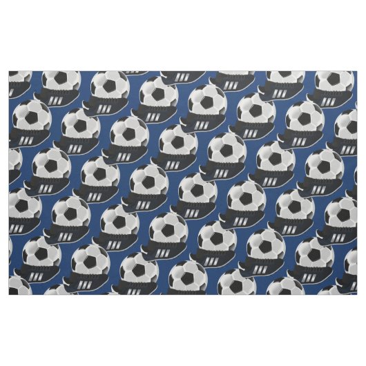 Jungenfußballfußbalstiefel und -ball stoff (Fat Quarter (45,7 x 55,9 cm))