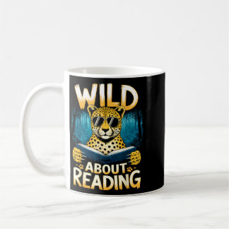 Jungenkleidung mit Tierprint Wild aufs Lesen Kaffeetasse