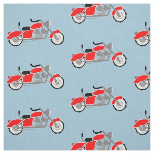 Jungenmotorrad-Motivgewebe Stoff (Muster)