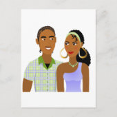 Jungenpaar in der Liebe Postkarte (Vorderseite)