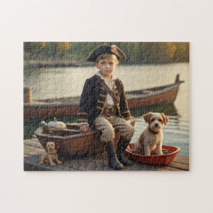 Jungenpirat und sein Hund Puzzle