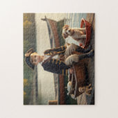Jungenpirat und sein Hund Puzzle (Vertikal)