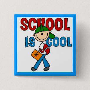 Jungenschule ist cool button