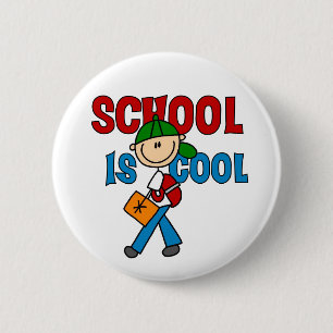 Jungenschule ist cool button