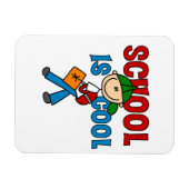 Jungenschule ist cool magnet (Horizontal)