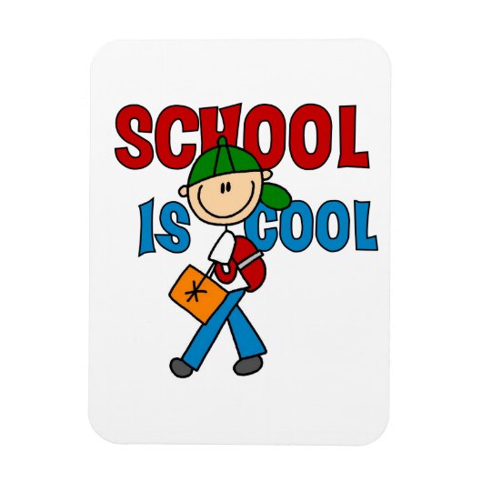 Jungenschule ist cool magnet (Vertikal)