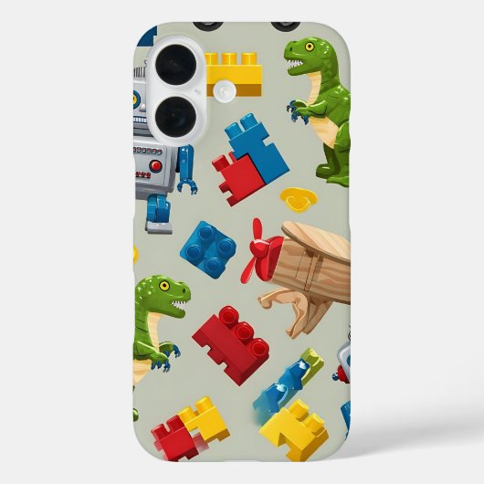 Jungenspielzeug Case-Mate iPhone Hülle (Rückseite)