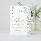 Jungenspielzeug Dusche Einladung (Stehend Vorderseite)