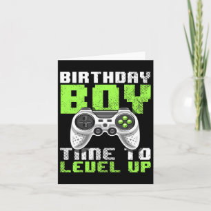 Jungenzeit, um das Videospiel-Geburtstagsgeschenk Karte