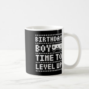 Jungenzeit zum Levelaufstieg Teenie-Jungs-Videospi Kaffeetasse